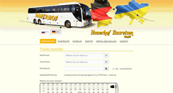 Desktop Screenshot of hauerhof-busreisen.de